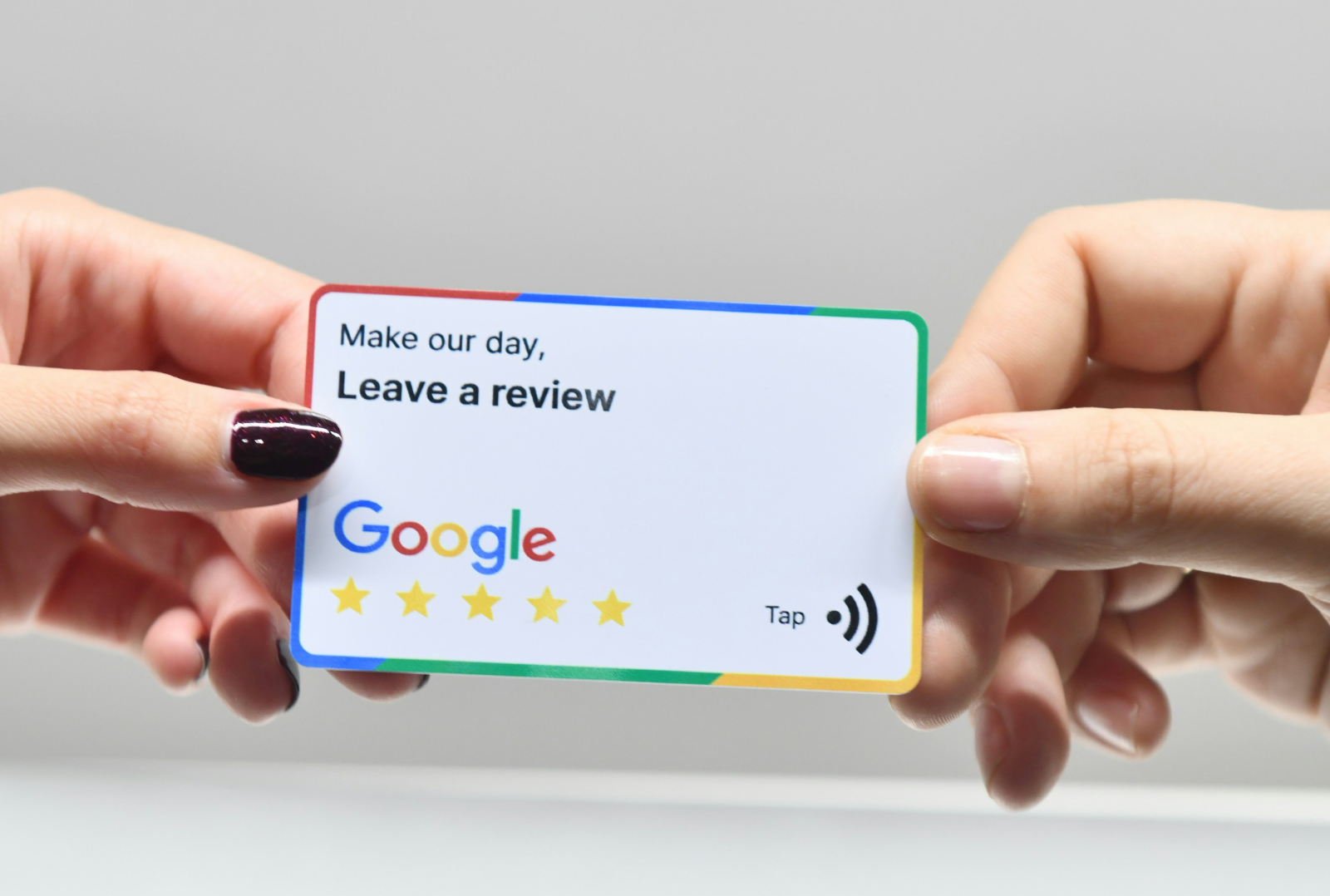 a good review card